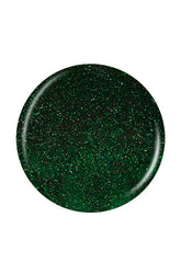 Glittery emerald color swatch from China Glaze Emerald Magic nail lacquer